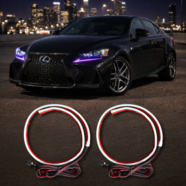 Lighting Trendz 2017-2020 Lexus IS 300 Flow Series DRL LED Kit - Custom main image